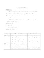 Anh văn 7 - Language focus three ppt