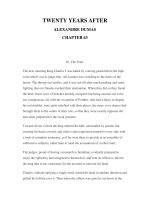 LUYỆN ĐỌC TIẾNG ANH QUA CÁC TÁC PHẨM VĂN HỌC –TWENTY YEARS AFTER ALEXANDRE DUMAS CHAPTER 63 pps