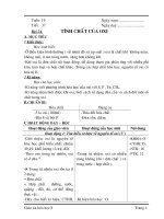 GIÁO ÁN HÓA HỌC 8 HỌC KỲ II(CỰC CHUẨN)