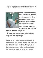 Một số biện pháp kích thích cơn chuyển dạ pot