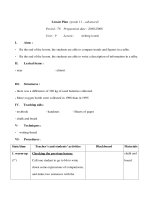 Giáo án Anh văn lớp 11 - Unit 9 - Period 78 pps