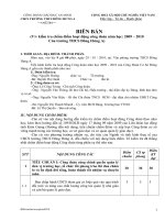 BB chấm điểm công đoàn năm học 2009 -2010