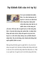 Sự khinh khi của trẻ tự kỷ docx