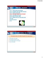 Bài 4: TÌM KIẾM THÔNG TIN INTERNET ppsx