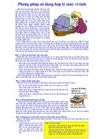 Lam viec an toan voi may tinh