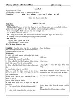 giáo án sáng lớp 1 tuần 28