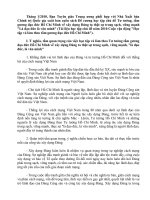 Đề cương học tập Chủ đề 2010