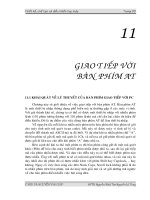 đồ án thiết kế chế tạo và điều khiển tay máy, chương 11 ppsx