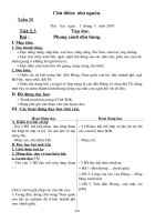 Giáo án tiếng Việt lớp 5 tuần 25-29