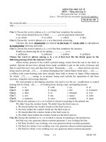 Thi thử HK II Anh_11 số 9