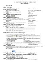 ĐỀ CƯƠNG ÔN TÂP TIN 6 HK2