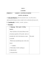 Giáo án Anh văn lớp 8 - UNIT 3 AT HOME - PERIOD 14 - LESSON 1 : GETTING STARTED LISTEN AND READ ppt