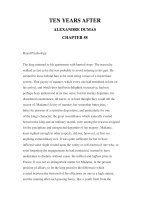 LUYỆN ĐỌC TIẾNG ANH QUA CÁC TÁC PHẨM VĂN HỌC –TEN YEARS AFTER ALEXANDRE DUMAS CHAPTER 58 docx