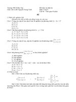 Đề kiểm tra Đại số 9 tiết 46