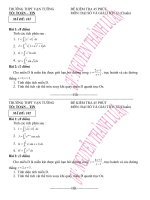 Đề kiểm tra 12 (tích phân)