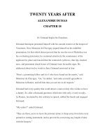 LUYỆN ĐỌC TIẾNG ANH QUA CÁC TÁC PHẨM VĂN HỌC –TWENTY YEARS AFTER ALEXANDRE DUMAS CHAPTER 18 ppt