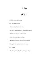 U tụy (Kỳ 2) pps