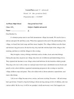 Giáo án Anh văn lớp 11 - Unit 1 đến 4 - Period 34 pot