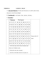 Giáo án Anh văn lớp 8 - UNIT 10 - PERIOD 64 - LESSON 4 : READ ppsx