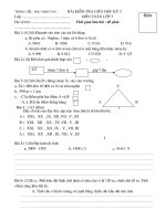 De thi giưa kyII Toan- Tv lop 3