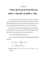 thiết kế hệ thống cung cấp điện cho nhà máy chế tạo vòng bi, chương 11 ppsx