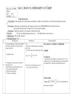 HOÁN VỊ ,CHỈNH HỢP VÀ TỔ HỢP pptx