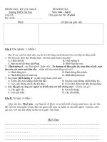 Đề kiêm tra Văn 8 kì II