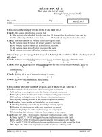 Đề tham khảo Anh_11 HK_II số 6