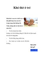 Khó thở ở trẻ doc