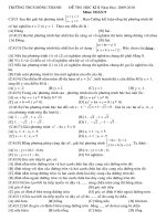 Đề HKII tham khảo 09-10 toán 9