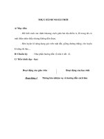 Hình học 11 - THỰC HÀNH NGOÀI TRỜI pps