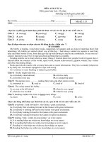 Thi thử HK II Anh_11 số 7