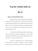 Ung thư Amiđan khẩu cái (Kỳ 3) docx