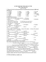 DE HSG CAP TINH LOP 11(Thai Nguyen)