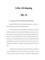 Liền vết thương (Kỳ 2) pdf