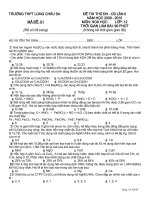 Long Châu Sa- ĐH-CĐ 12 lần II