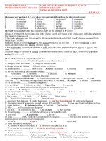 de thi thu dh- co dap an