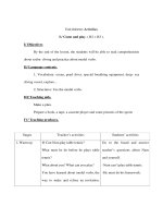 Anh văn 7 - Unit thirteen: Activities - Phần 1 docx