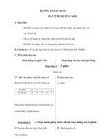 Đại số 11 - HƯỚNG DẪN SỬ DỤNG MÁY TÍNH BỎ TÚI CASIO pot