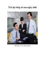 Trở lại công sở sau ngày sinh ppsx