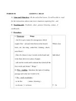 Giáo án Anh văn lớp 8 - UNIT 9 - PERIOD 58 - LESSON 4 : READ pdf