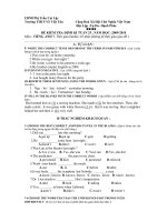 kiểm tra -45'''' lần 3 lớp 7