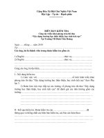 Biên bản kiểm tra chéo