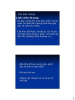 Bài giảng Cố định gãy xương và cầm máu (Phần 2) ppsx