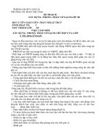 Xây dựng phong trào Vở sạch - Chữ đẹp Khối lớp 3