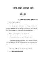 Viêm thận kẽ mạn tính (Kỳ 1) pps