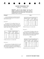 SCIENCE REASONING TEST 18 Minutes — 18 Questions pps