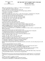 Đề thi thử Tốt nghiệp -4