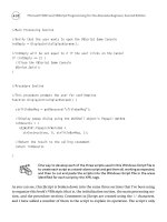 Microsoft WSH and VBScript Programming for the Absolute Beginner Part 44 pptx