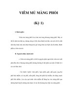 VIÊM MỦ MÀNG PHỔI (Kỳ 1) pps